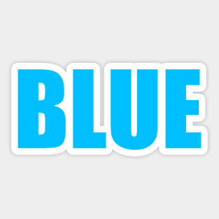 Blue Sticker